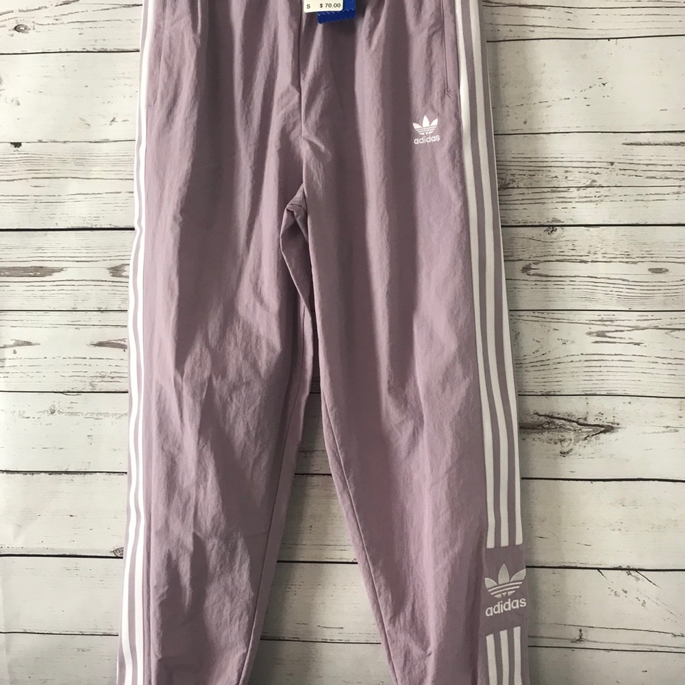 Adidas nylon track pants